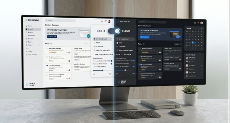 dark mode and user preference web design - Blue Tangerine dark mode and user preference web design