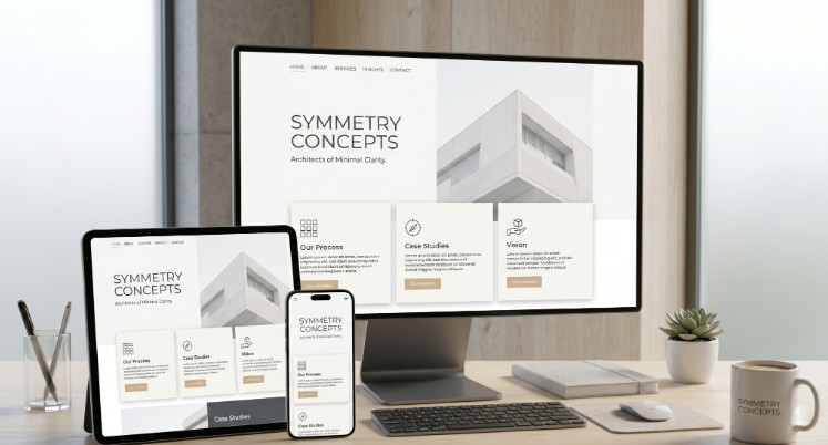 minimalistic website design trends - Blue Tangerine minimalistic website design trends