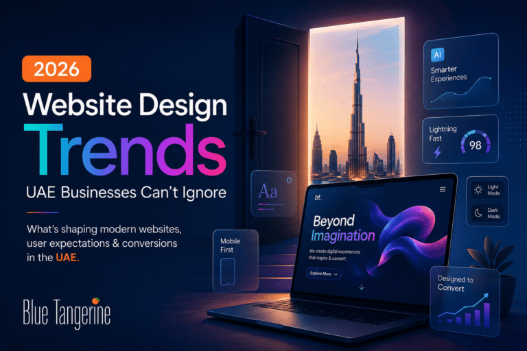 modern website design trends for UAE businesses